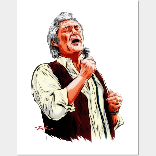 Charlie Rich - An illustration by Paul Cemmick Wall Art by PLAYDIGITAL2020